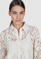 Velvet lace blouse