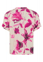 Blouse with floral print