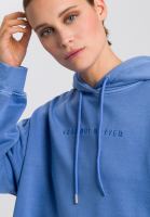 Hoodie with motto-embroidery
