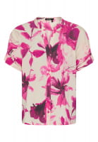 Blouse with floral print