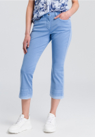 Trouser with frayed hem
