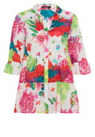 Bluse mit Karibik-Druck