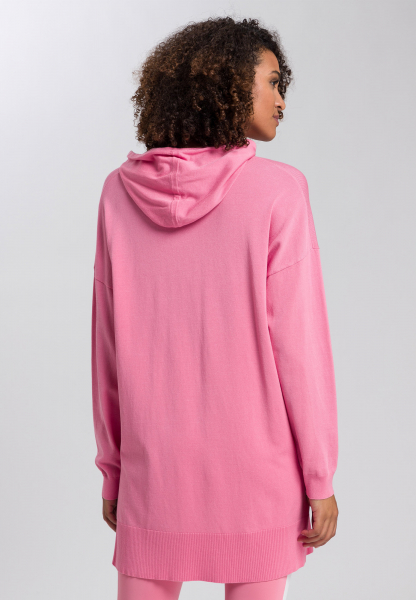 Hoodie with extra long fit