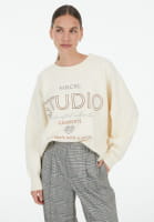 Pullover mit Logo Stickerei