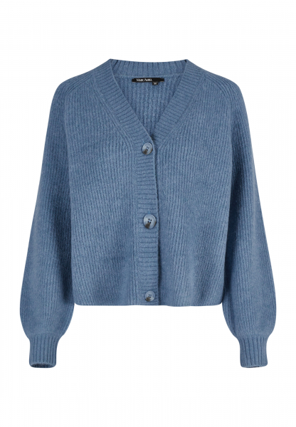 Cardigan with button placket