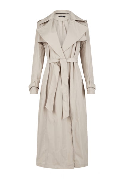 Trench coat made from fine taffeta