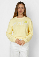 Sweater with lemon badge