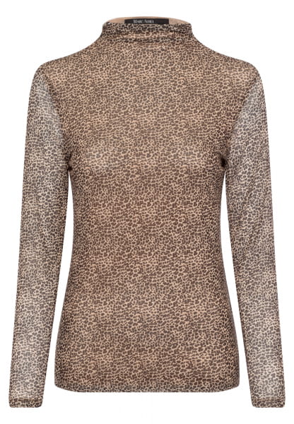 Minimal Leopard Print Shirt