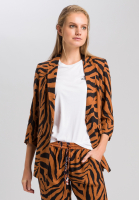 Blazer with tiger pattern