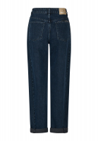 Barrel jeans with rhinestones