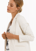 Sweat blazer from soft jersey material