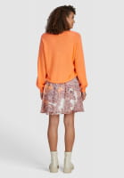 Skirt with maxi paisley print