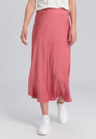 Satin skirt made of soft flowing material
