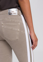5-Pocket mit normaler Leibhöhe und Strickband