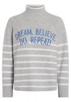 Pullover mit Motto-Stickerei