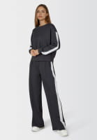 Sweatshirt with contrasting stripes