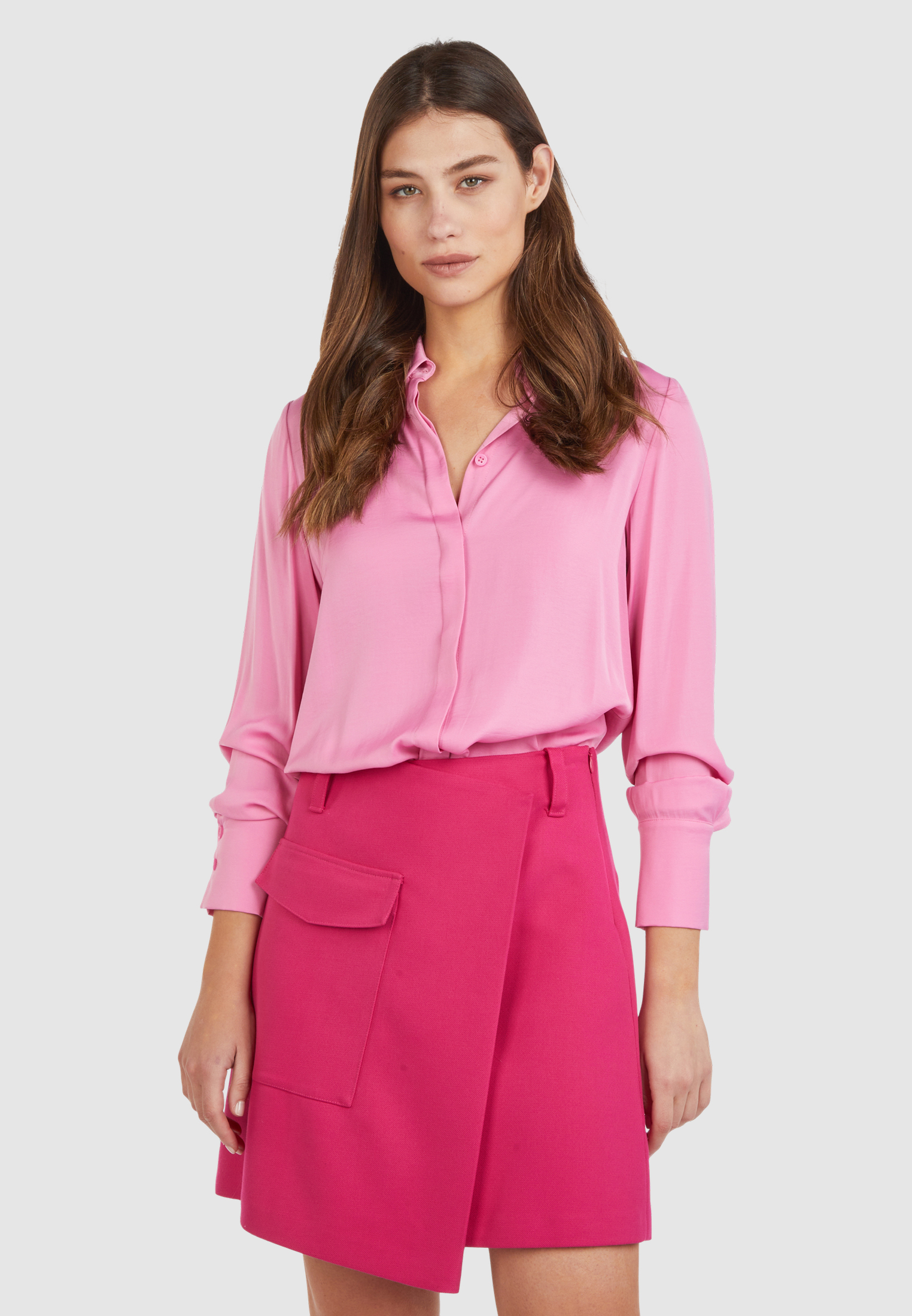 | Klassische AUREL Pink Hemdbluse Kollektion MARC | Think