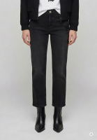 Boyfriend Jeans mit Kordelstickerei