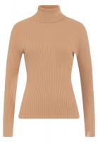 Ribbed turtleneck sweater