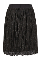 Pleated skirt from metallic jacquard