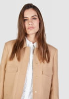 Structured jacket with breast pockets