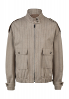 Loose Fit Jacke mit Nadelstreifen