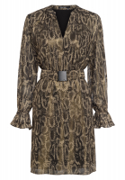 Dress in sparkling animal print