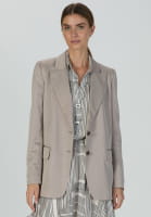 Blazer aus Leinen-Mix Twill