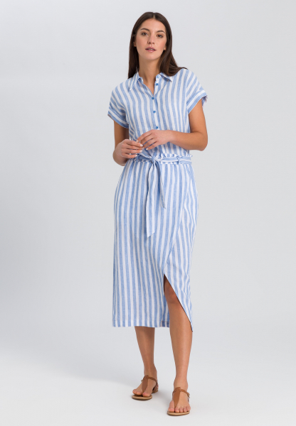 Linen Skirt in striped look