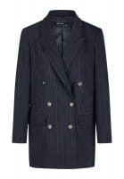 Long blazer with lurex stripes