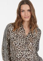 Hemd mit Leoprint und Streifen
