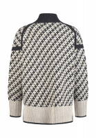 Jacquard-Pullover im Minimal-Muster