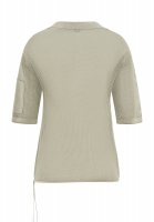 Sparkling mesh knit sweater