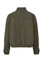 Cordjacke mit Ballonsaum