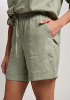 Shorts aus Leinen