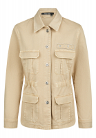 Field jacket with antique wash