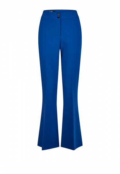 Easy kick trousers in soft double fabric