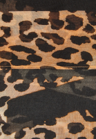 Tuch mit Leopardenprint