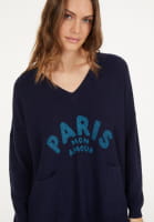 Pullover mit Logo-Print