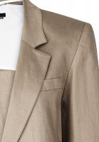 Linen blend oversized blazer