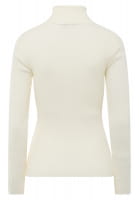 Rollkragen Pullover in Rippen-Optik