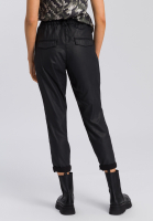 Jogging pants in leather-look