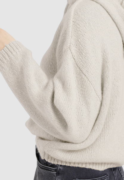 Kapuzenpullover aus Alpaka-Woll-Mischung