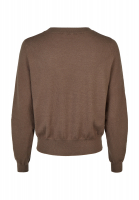 Sweater with pleated details