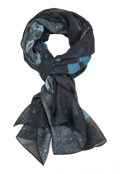 Scarf with structure print