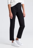 Business trousers in jersey quality with elastic waistband