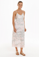 Maxi dress in camouflage print