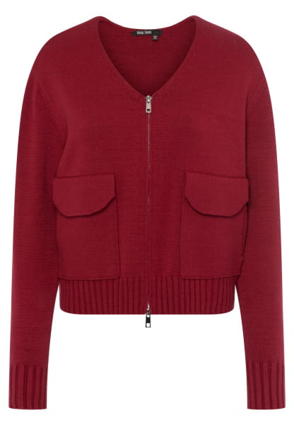 Strickjacke mit Reißverschluß