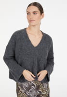 Pullover aus flauschiger Rippe