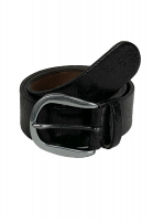 High gloss leather belt